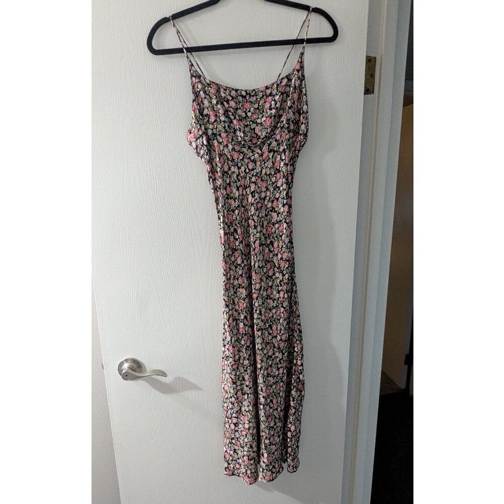 Vintage Angie Floarl Spaghetti Strap Sundress Size Small
